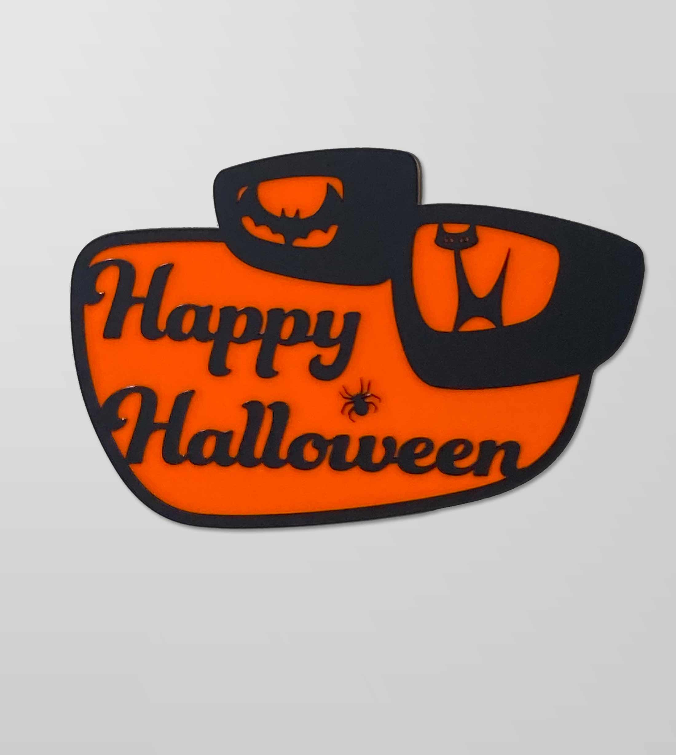 Halloween Wall Sign | Cat & Bat