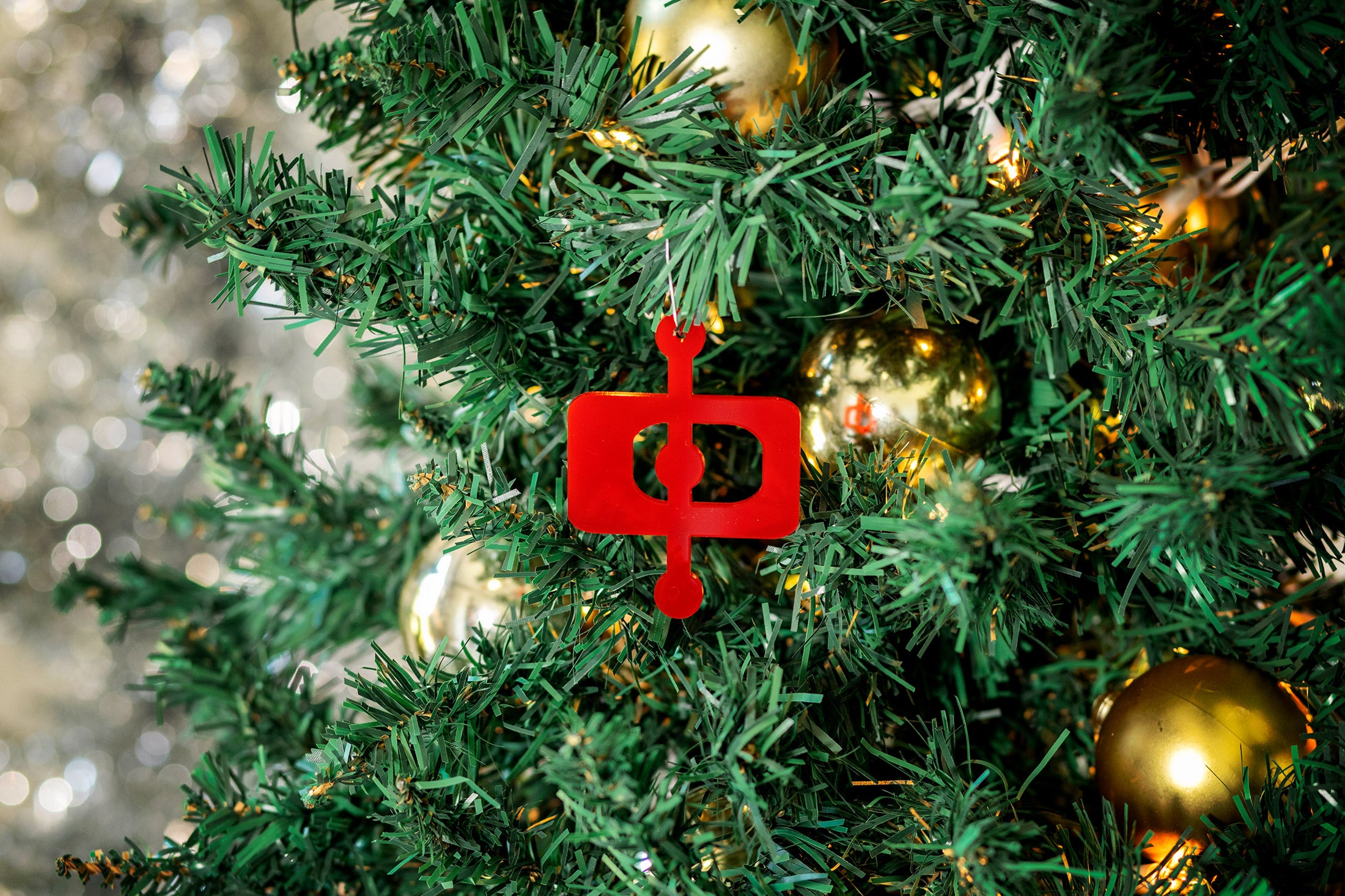 Atomic Mid Century Modern Christmas Ornament