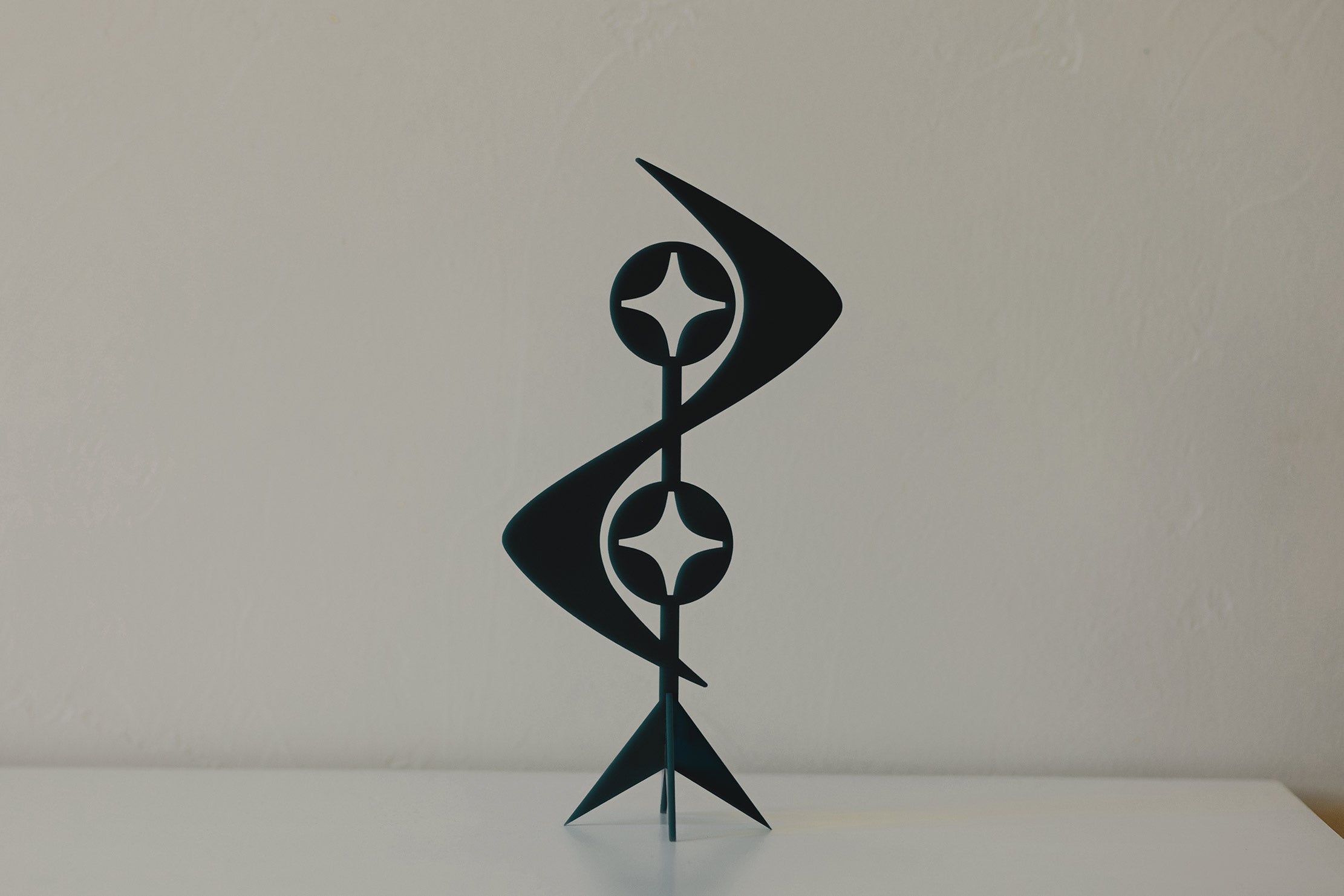 Atomic Flight Accent Sculpture | Mid Century Modern Table Decor