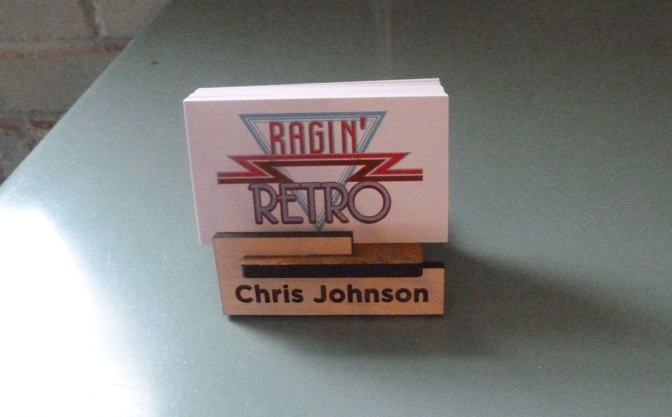 Business Card Holder - Personalized and Adjustable
