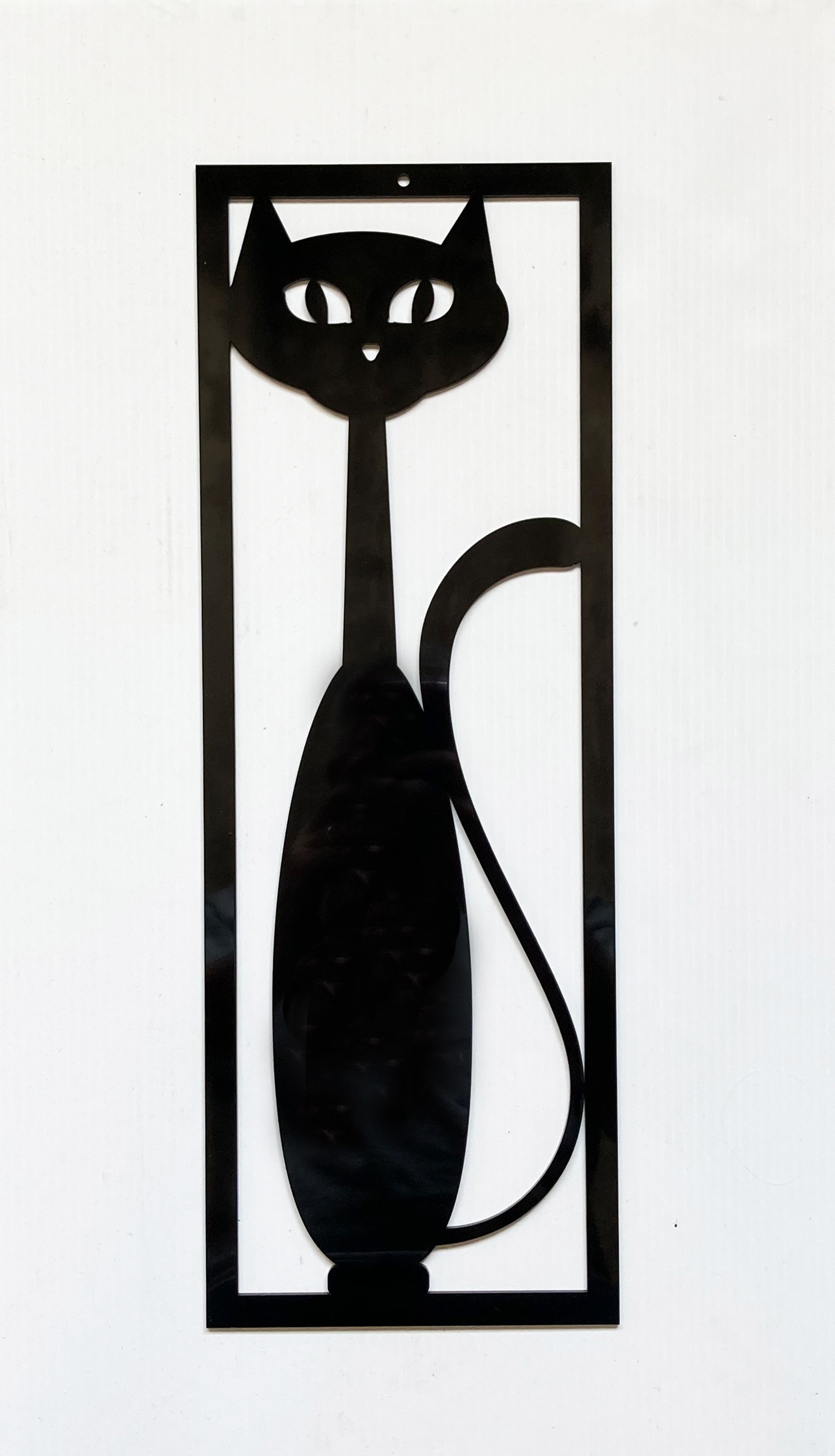 The Samantha - Mid Century Modern Cat Wall Decor - Retro Cat