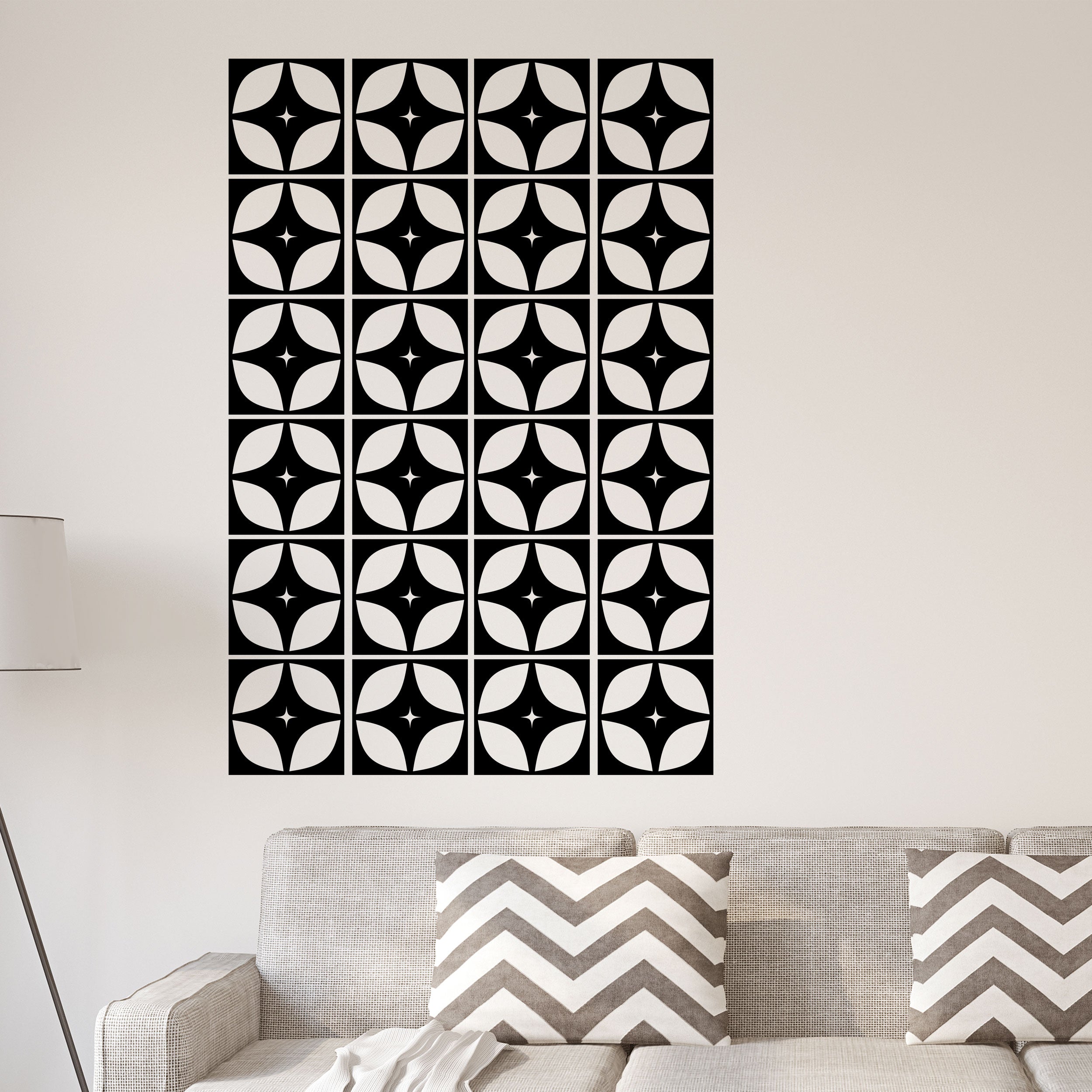 The New Yorker (Single Tile) - Mid Century Modern Wall Decor Tiles