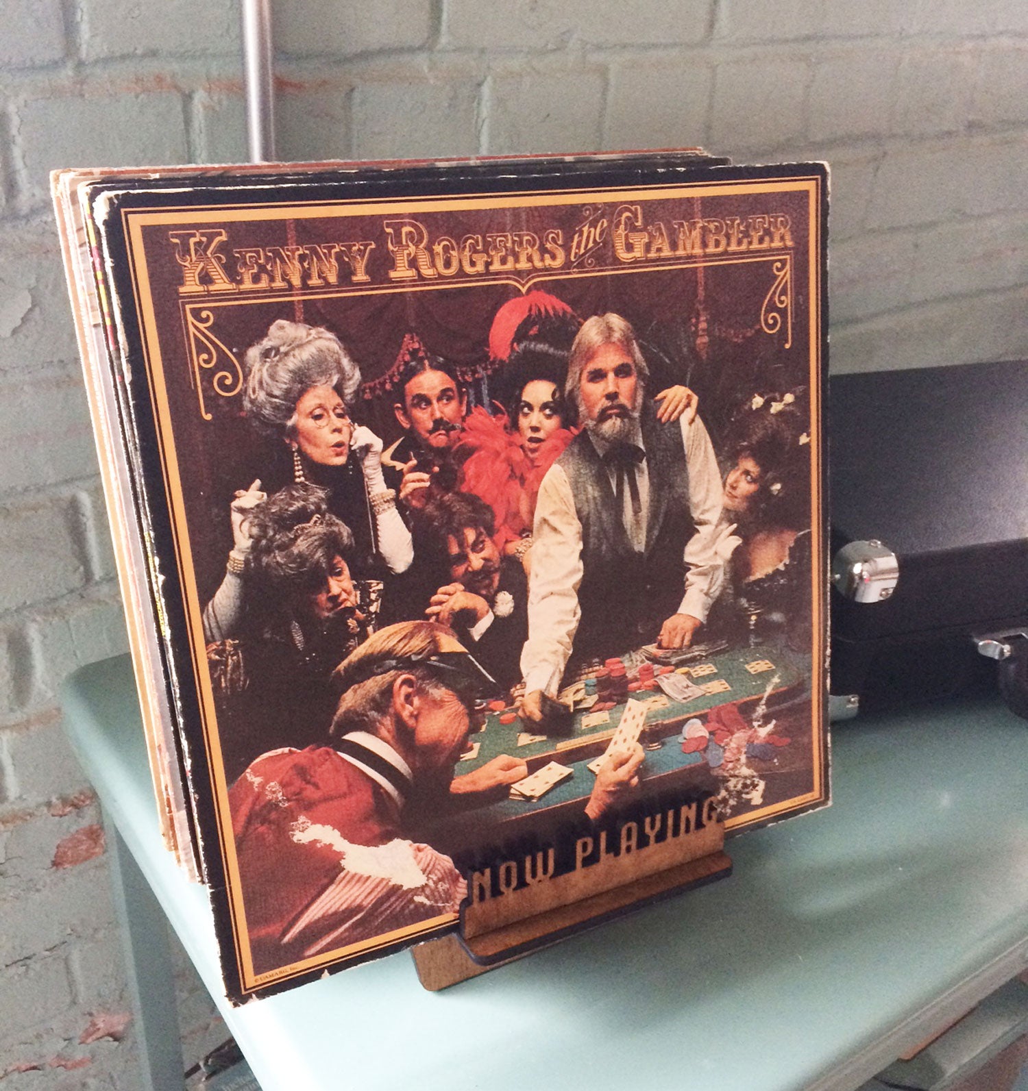 Vinyl Record "Now Playing" (20 LP) Holder / Stand