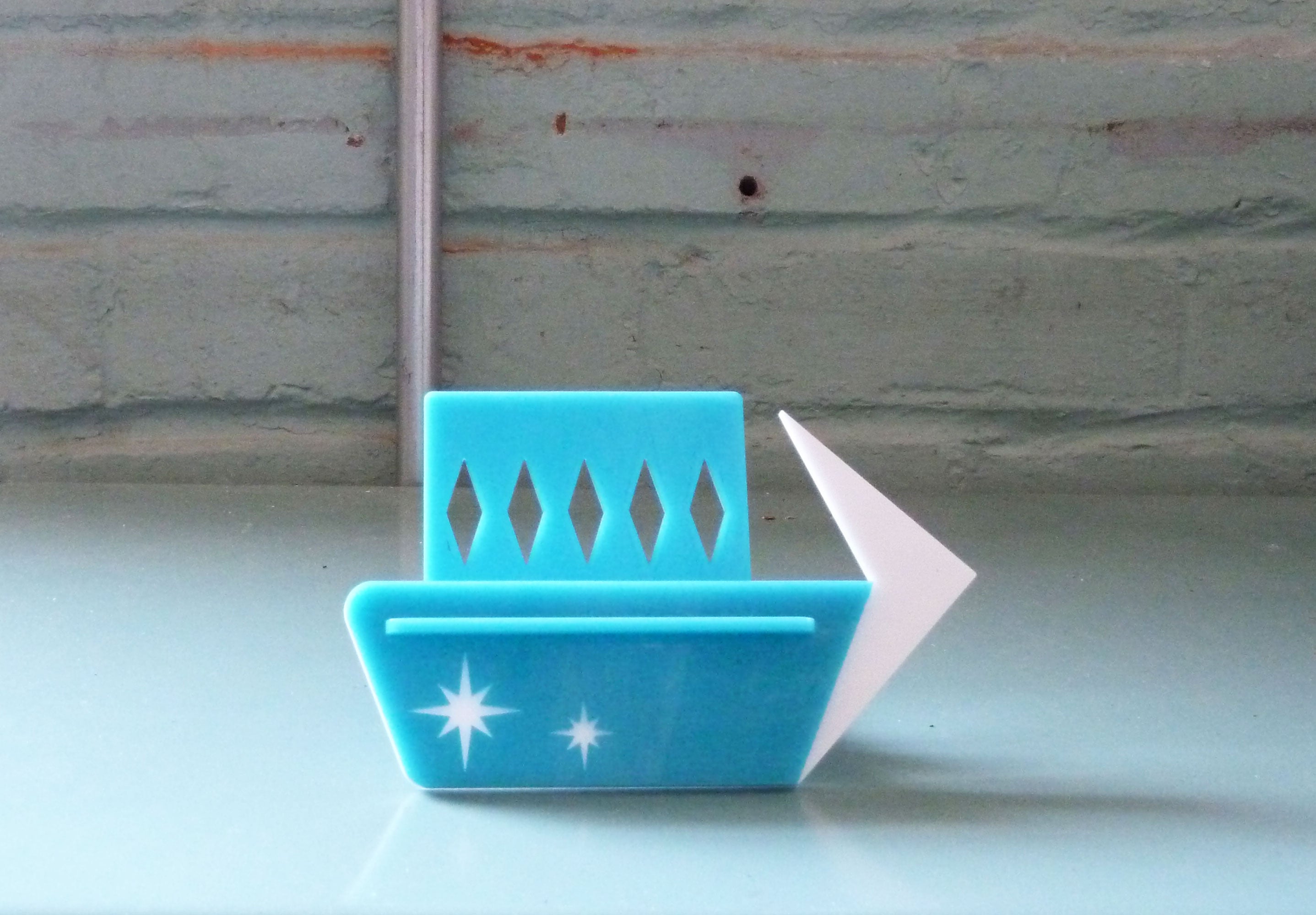 Phone Stand Docking Station - Mid Century Modern Style
