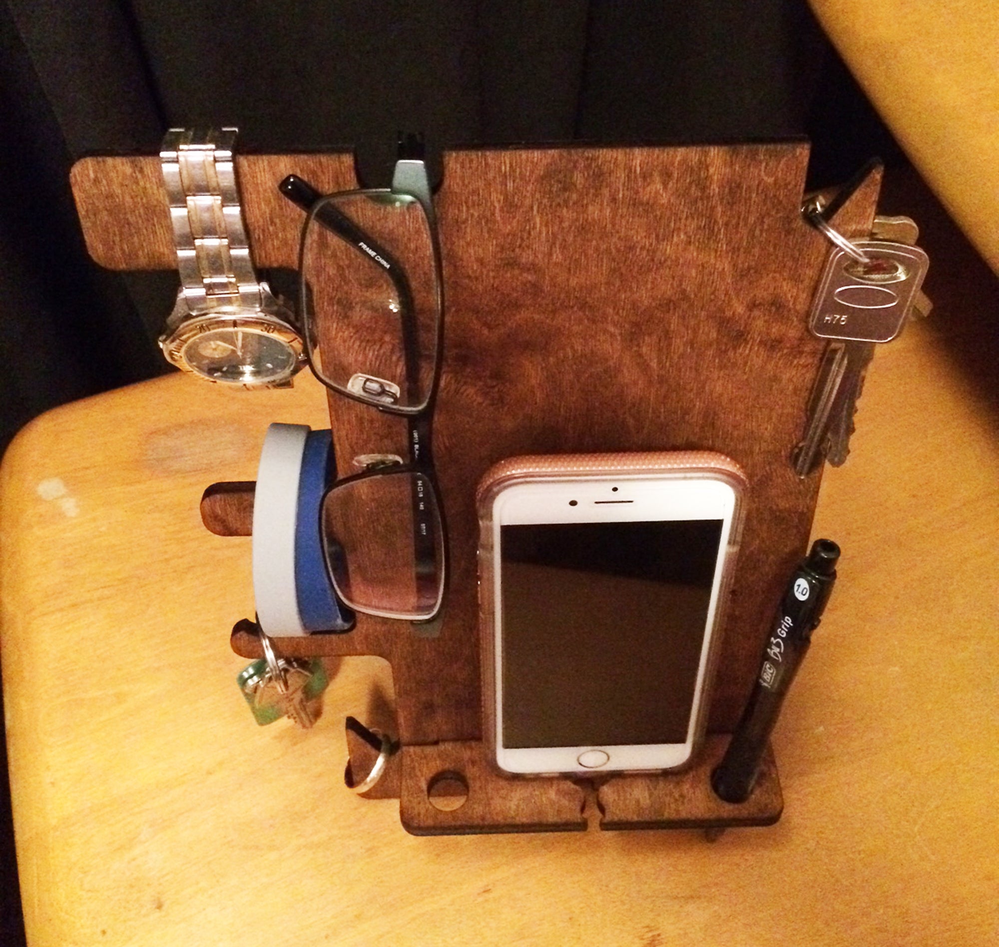 Nightstand Organizer Plus Docking Station