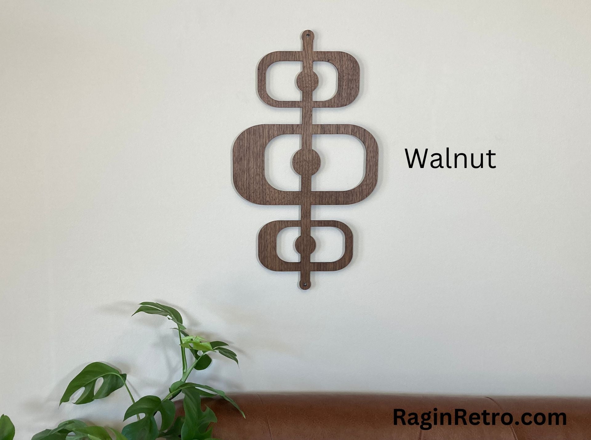 The Roswell - Atomic Art Decor - Mid Century Modern Wood Wall Decor Accent