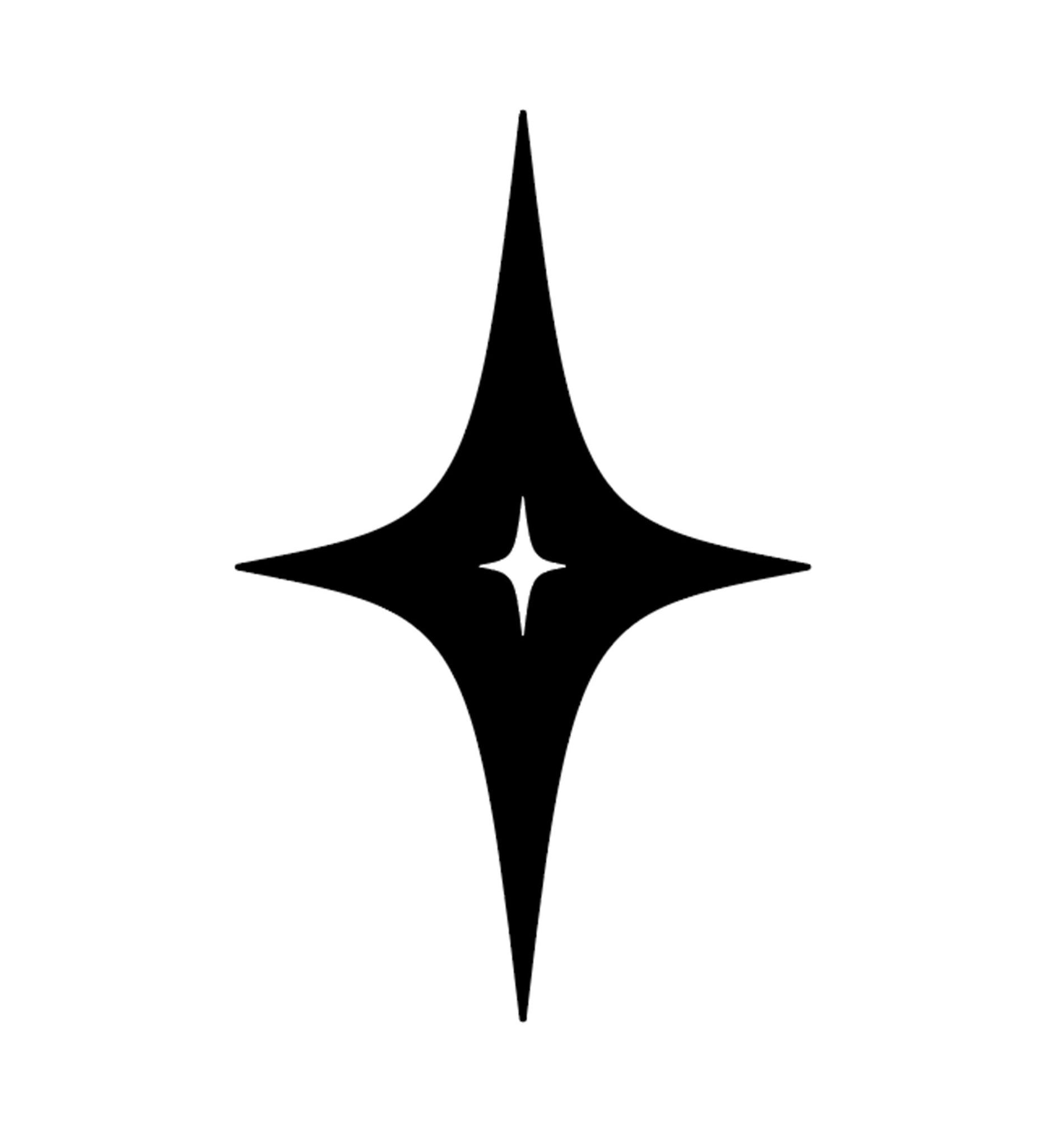 4 point star logo
