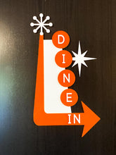 Load image into Gallery viewer, Mid Century Modern Style Kitchen Sign | Dine In