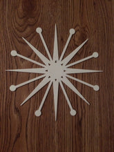 Load image into Gallery viewer, Mid-Century Modern Starburst Wall Decor - 10in