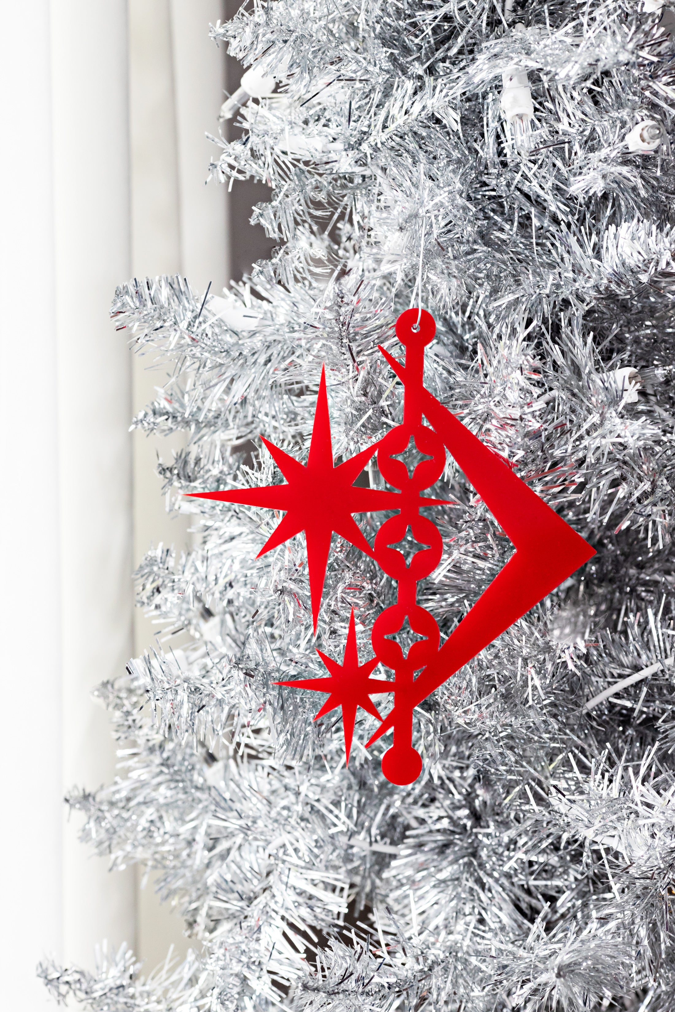 Mid Century Modern Christmas Ornament - Atomic Boomerang