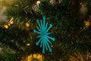 Mid Century Modern Christmas Ornament - Starburst Ornament