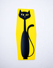 Load image into Gallery viewer, The Bardot - Mid Century Modern Black Cat Wall Decor - Retro Black Cat