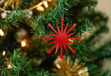 Load image into Gallery viewer, Mid Century Modern Christmas Ornament - Starburst Ornament
