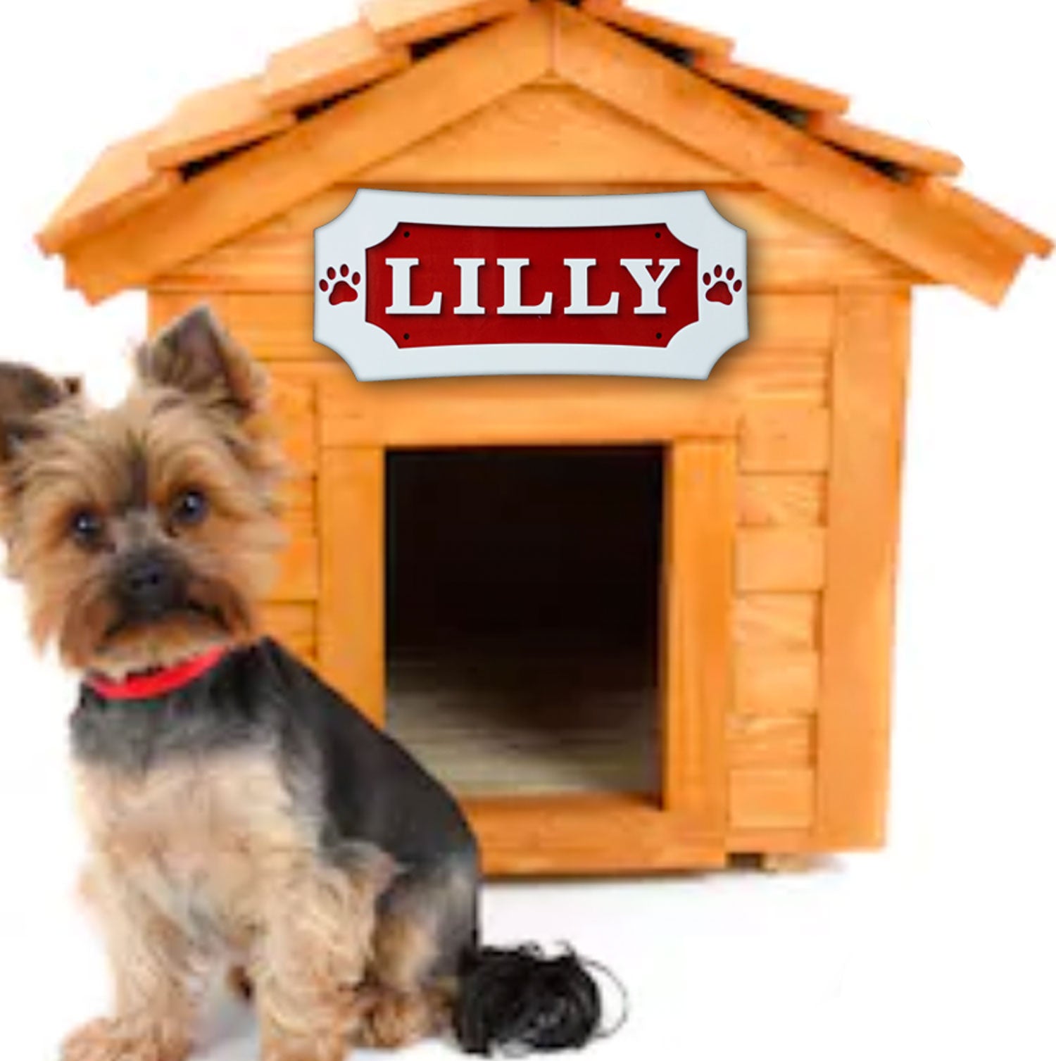 Dog House Name Sign