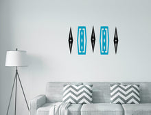 Load image into Gallery viewer, Diamond &amp; Suburban set- 5 Piece Set - Mid Century Modern Wall Decor