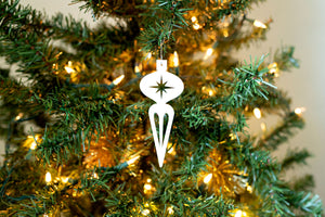Mid Century Modern Christmas Ornament - Icicle Ornament