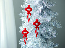 Load image into Gallery viewer, Mid Century Modern Christmas Ornament - Icicle Ornament