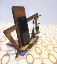 Load image into Gallery viewer, Phone Holder and Docking Station Mid Century Modern Style